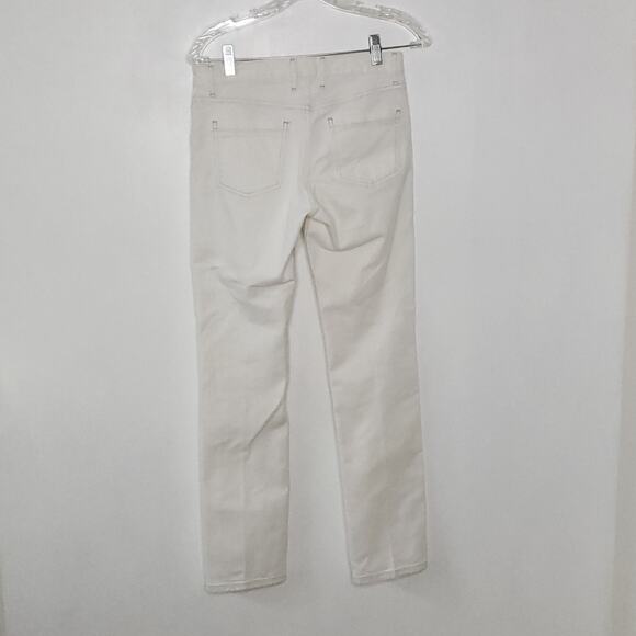 Boden White Straight Leg Jeans Mid Rise 30" Inseam WC074 Women 4 - Picture 3 of 11